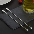 20 pcs Stainless Steel Coffee Beverage Stirrers Stir Cocktail Drink Swizzle G5E2
