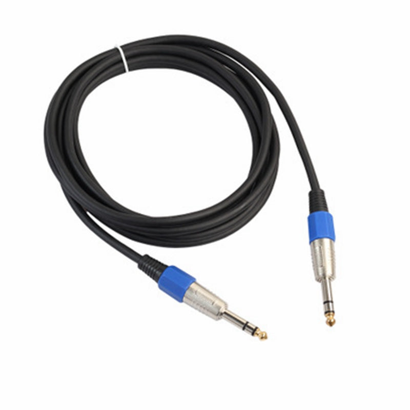 3 Meters 6.35mm Copper Clad Aluminum Wire Guitar Cable Audio Cable for Electric Guitar Bass Keyboard