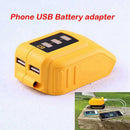 USB Converter Charger For DEWALT 14.4V 18V 20V Li-ion Battery Converter DCB