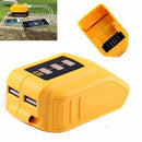 USB Converter Charger For DEWALT 14.4V 18V 20V Li-ion Battery Converter DCB