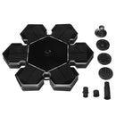 Garden Mini Floating Solar Power Water Pump Fountain 4 Sprayers Garden Ponds Floating Decoration Kit