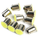 10pcs White 1156 BA15S P21W Led Car LED 1156 Lamp COB 12 SMD 12V Voltage F6T5