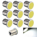 10pcs White 1156 BA15S P21W Led Car LED 1156 Lamp COB 12 SMD 12V Voltage F6T5