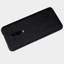 For OnePlus 7T Pro Case NILLKIN Qin Series Vintage Flip Card Slot Holder PC Bumper PU Leather Protective Case