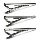 3 Pcs Tie Clips for Men Tie Bar Clip Set for Regular Ties Necktie Wedding B