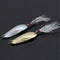 ZANLURE 10pcs Fishing Paillette Lure Bait Sequins Fishing Lure Treble Feather Hook