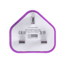 UK Plug Mains Wall 3 Pin USB Power Adaptor Charger For Mobile Cell Phone Ta