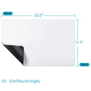 Reminder Fridge Magnetic Whiteboard Family Message Board Office Memo(A3 rou