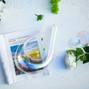 Handles Knobs Juice Decanter Glass Lead-free Plating Colorful Crystal U-shaped