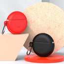 ROCK Portable Shockproof Dirtyproof Silicone bluetooth Earphone Storage Case with Keychain for Huawei Freebuds 3