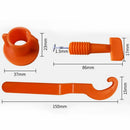 50Pc Flooring Wall Tile Leveling System Leveler Plastic Clip Adjustable Loc H6U5