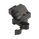 KC04 25.4/30mm Hunting Quick Release Scope Mount Adapter 20mm Rail Weaver Picatinny Flashlight