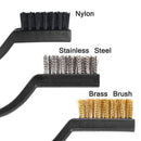 15 Pieces of Wire Brush Cover,Brick Brush,Brushed Curved Handle for Cleanin U6X9