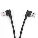 Usb 3.0 Angle 90 Degree Extension Cable Male To Female Adapter Cord Data Le P4K4