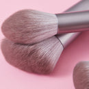 HAPPYMAKEUP 10pcs Makeup Brushes Set Full Set Of  Fiber Hair Brush Makeup Tool