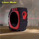 3 In 1 Digital LED Measuring Tape String Sonic Roller Mode Laser Measure Tool Woodworking