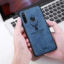 Bakeey Deer Luxury Canvas Cloth Shockproof Anti-fingerprint Protective Case for Xiaomi Redmi Note 8