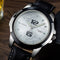 YAZOLE 418 Men Watch Luxury Luminous Leather Strap Fashion Sport Quartz Wrist Watch