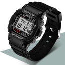 Sanda Watch Men'S Style Waterproof Sports Watch Digital Watch Black And Whi K8V2