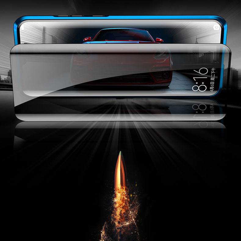 Bakeey Huawei P30 Pro Anti-peeping Magnetic Adsorption Metal 5D Double-sided Tempered Glass Protective Case