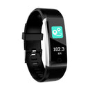 115Plus Blood Pressure Fitness Bluetooth Waterproof Heart Rate Monitor Watc