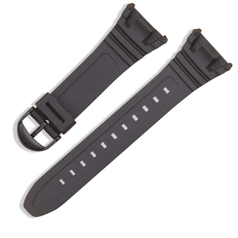 PU Black Strap Replacement Watch Band for CASIO W-96H