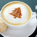 Various Themes 16pcs Coffee Stencils, Frosted Transparent Coffee Decorating K5S3