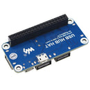 4 Ports USB HUB HAT For Raspberry Pi 3 / 2 / Zero W Extension Board USB To UI1Q5