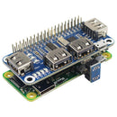 4 Ports USB HUB HAT For Raspberry Pi 3 / 2 / Zero W Extension Board USB To UI1Q5