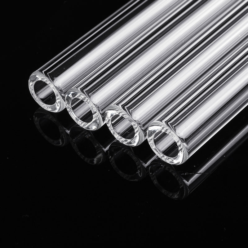 4Pcs Borosilicate Glass Blowing Tube 150mm x 10mm x 2.2mm