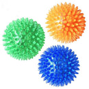 3 Pcs Pet Squeaky Chewing Balls Puppy Chew Toys Soft Stab Balls Cleaning Te