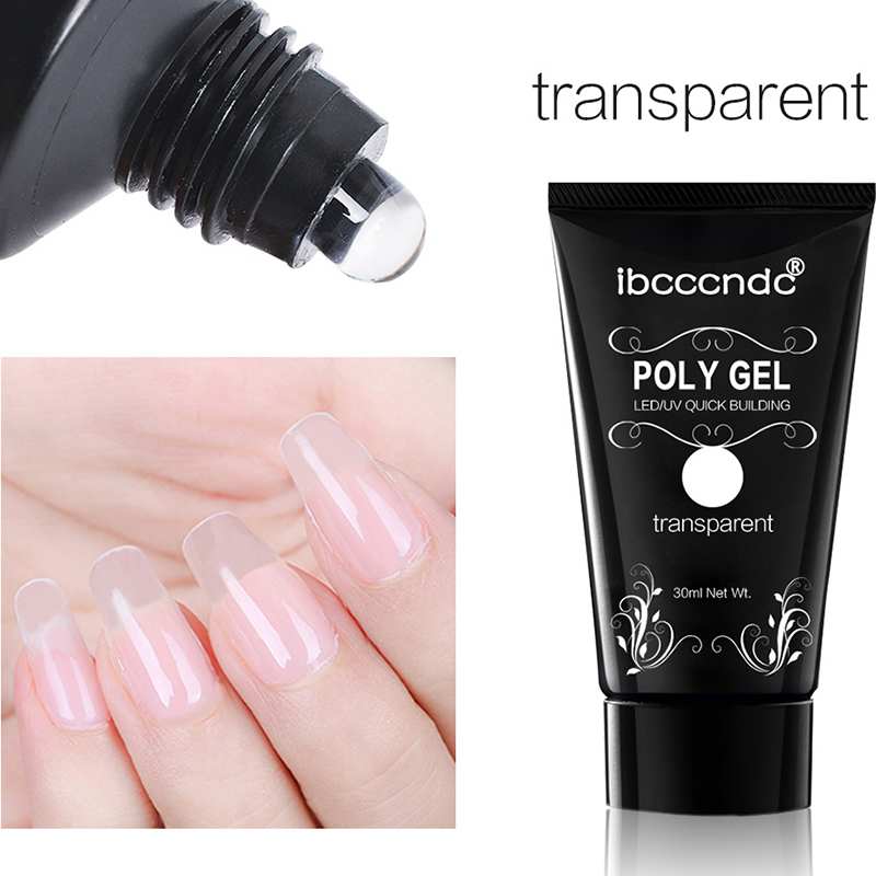 Ibcccndc 30G Poly Gel Finger Nail Extension Crystal Jelly Nail Gel Uv Led H J2I5