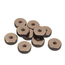 Suleve M3AN11 10Pcs M3 Manual Knurled Thumb Screw Nut Spacer Flat Washer Aluminum Alloy Multicolor