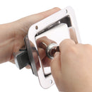 2Pcs Stainless Steel Paddle Door Lock Handle Truck Box Trailer Latch With Key