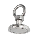 Effetool 36x48mm 50kg Neodymium Recovery Magnet Metal Detector Eyebolt Circular Ring Magnet