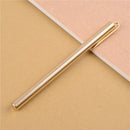 1PCS Handmade Brass Pen 14cm Gel Pen Signing Pen with Clip Black Ink Refill School Supplies Stationery