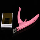 Acrylic Powder Nail Art Set Pink False Nail Art Cutter Liquid Pump Dispenser Sanding File