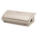 Car Front Sun Glasses Case Box Holder Plastic Storage Box Beige for BMW X5 X6 F15 F16 2014-2017