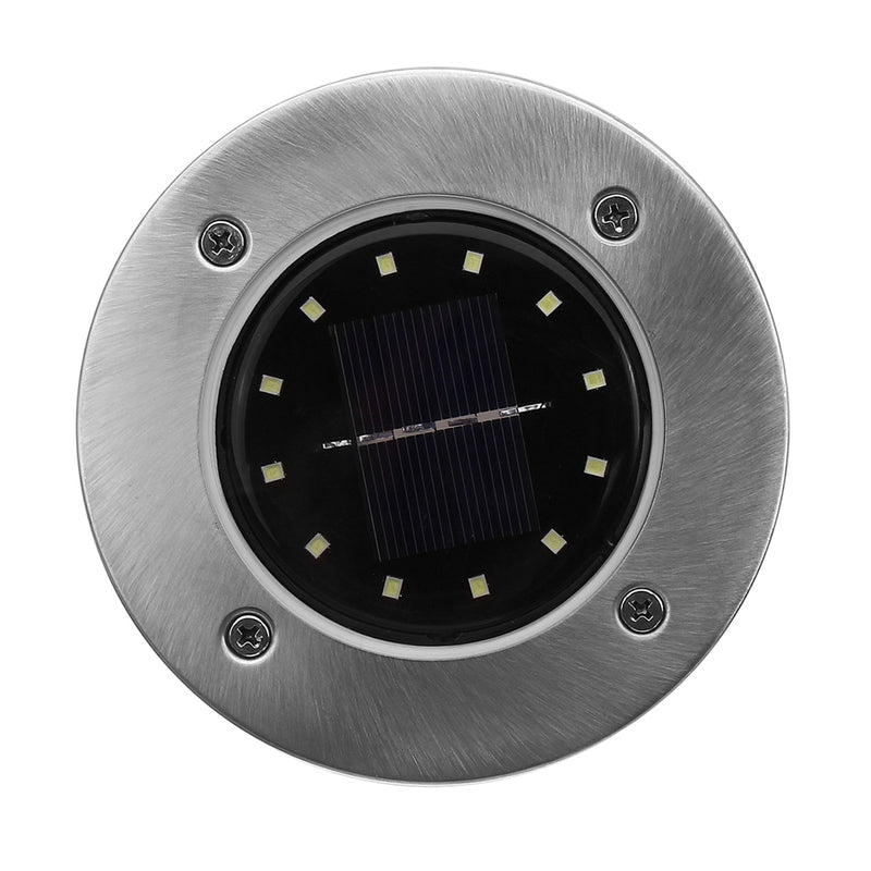 Solar Powered 12 LED Buried Light Under Ground Lamp Outdoor Path Garden Decor