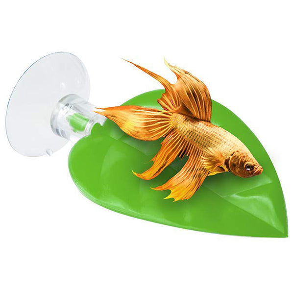 2 Pack Betta Hammock, Betta Fish Leaf Pad, Plastic Aquarium Plants With Suc