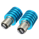 Pair Car 1157 BAY15D Q5 7W White LED Brake Turn Signal Reverse Light Bulbs P21/5W