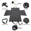 1X(Dog Car Seat Single Seat For Back Seat Waterproof Dog Seat Cover Car Sea