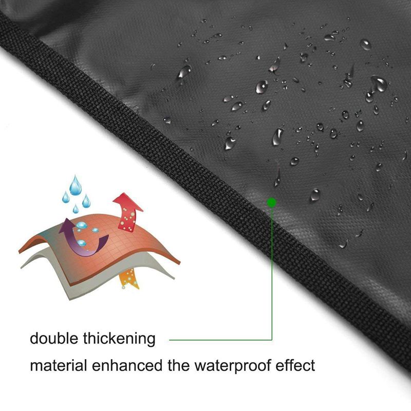 1X(Dog Car Seat Single Seat For Back Seat Waterproof Dog Seat Cover Car Sea