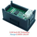 0.36inch Mini Digital LED Display 4 Bits 0-100V Voltmeter Panel Volt Voltag J8W2