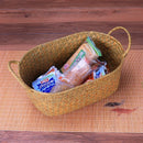 Wicker Weaving Storage Basket for Kitchen Handmade Fruit Dish Rattan Picnic X3K6