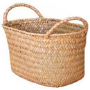 Wicker Weaving Storage Basket for Kitchen Handmade Fruit Dish Rattan Picnic X3K6