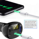 C02 Auto Mp3 Audio Speler Car Kit Fm-Zender Handsfree Bellen Type-C Qc3.0 C T1V3
