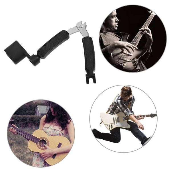 3 In 1 Multifunction Guitar Accessories Guitar Peg String Winder + String P