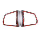 2 Pieces Abs Carbon Fiber Steering Wheel Trim Frame For Bmw 5 Series F10 52 X9O7