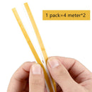 2Pcs 5M D Self-Adhesive Foam Sealing Strip Sponge Wooden Door Soundproof An V7W5